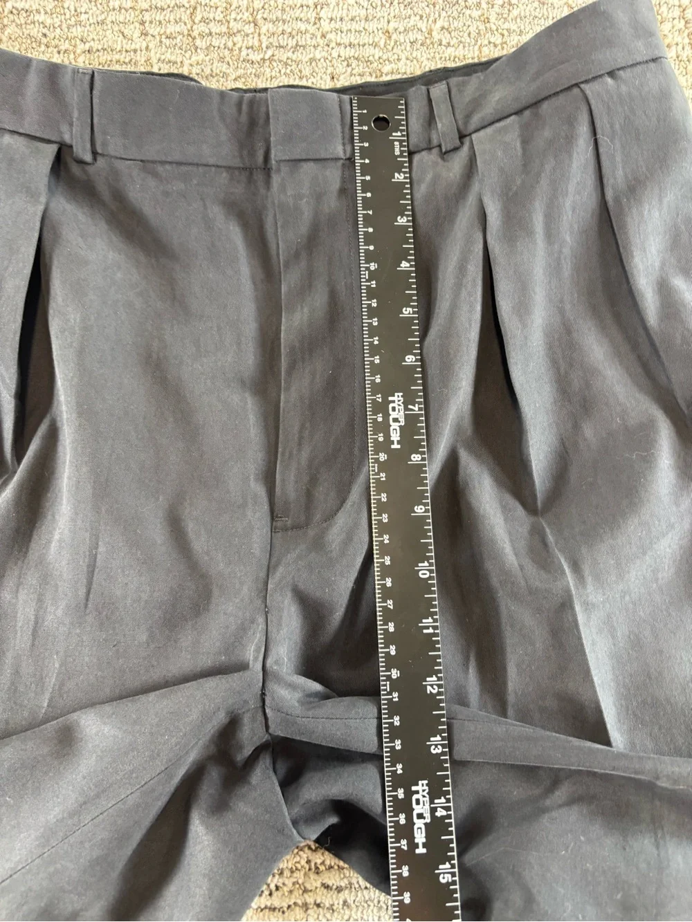 Polo Ralph Lauren Men’s Size‎ 36 Black Silk Blend Chino Shorts